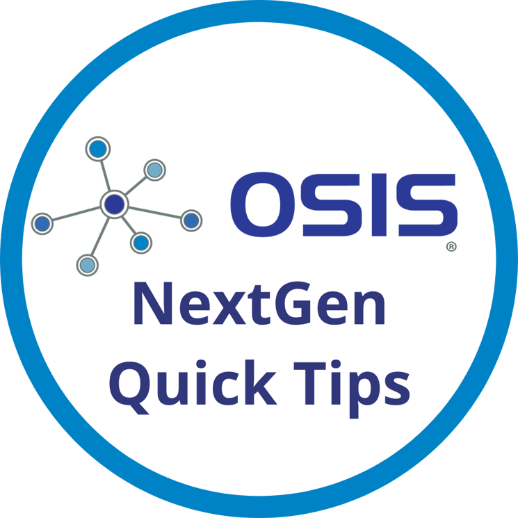 OSIS NextGen Quick Tips — Get Ready for your NextGen Upgrade